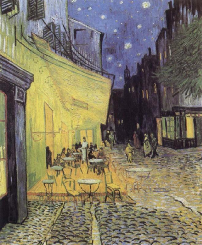 Vincent Van Gogh Cafe Tarrasse by night France oil painting art